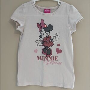 Disney Minnie Mouse T-shirt with Pink Graphic